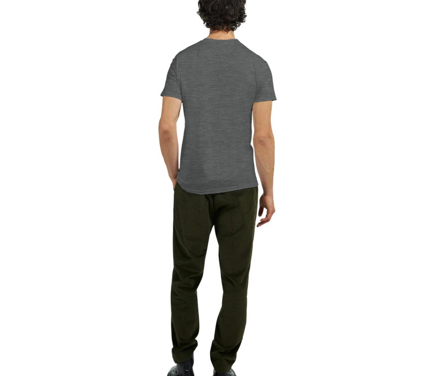 Tee-shirt manche courte Fit Imprimé Gris