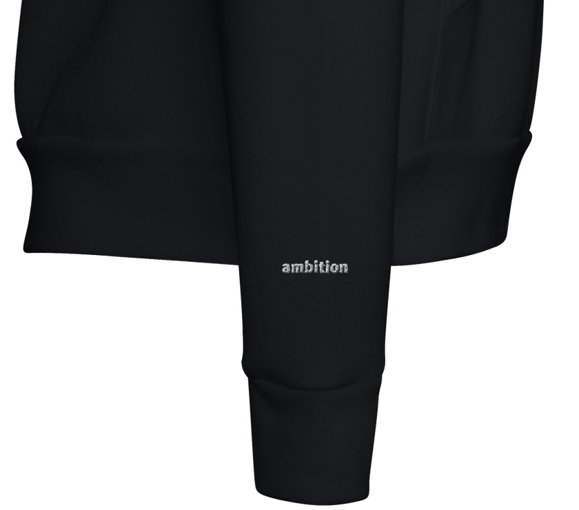 Sweat à capuche Brodé Noir