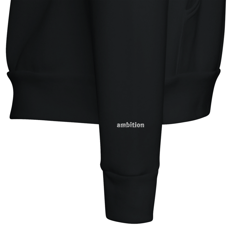 Sweat à capuche Brodé Noir