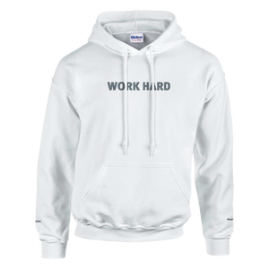 Sweat à capuche Brodé Blanc