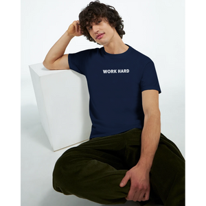 Tee-shirt manche courte Fit Imprimé Marine
