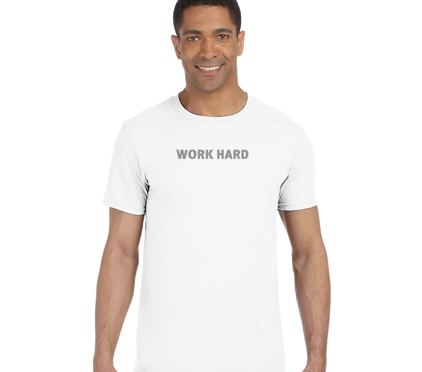Tee-shirt manche courte Fit Imprimé Blanc