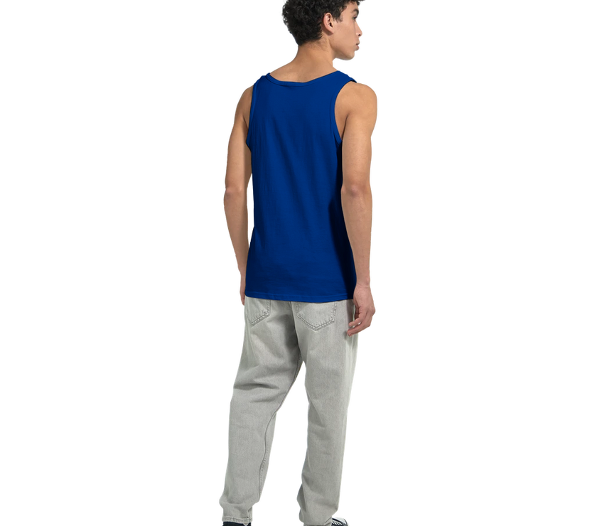 Débardeur Fit Imprimé Bleu roi