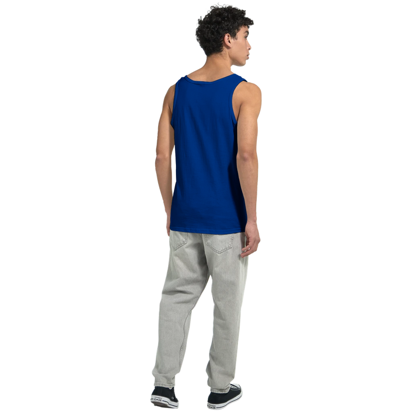 Débardeur Fit Imprimé Bleu roi