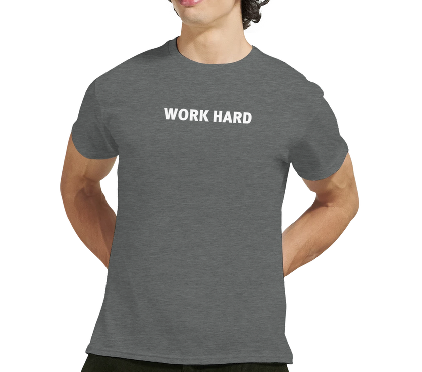 Tee-shirt manche courte Fit Imprimé Gris