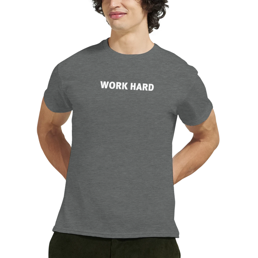 Tee-shirt manche courte Fit Imprimé Gris