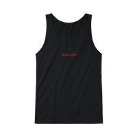 Débardeur Fit Brodé Noir