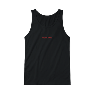 Débardeur Fit Brodé Noir