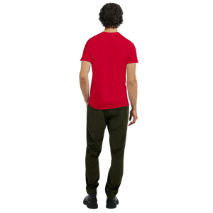 Tee-shirt manche courte Fit Brodé Rouge