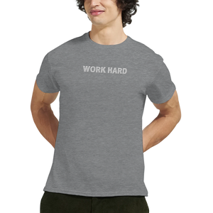 Tee-shirt manche courte Fit Brodé Gris