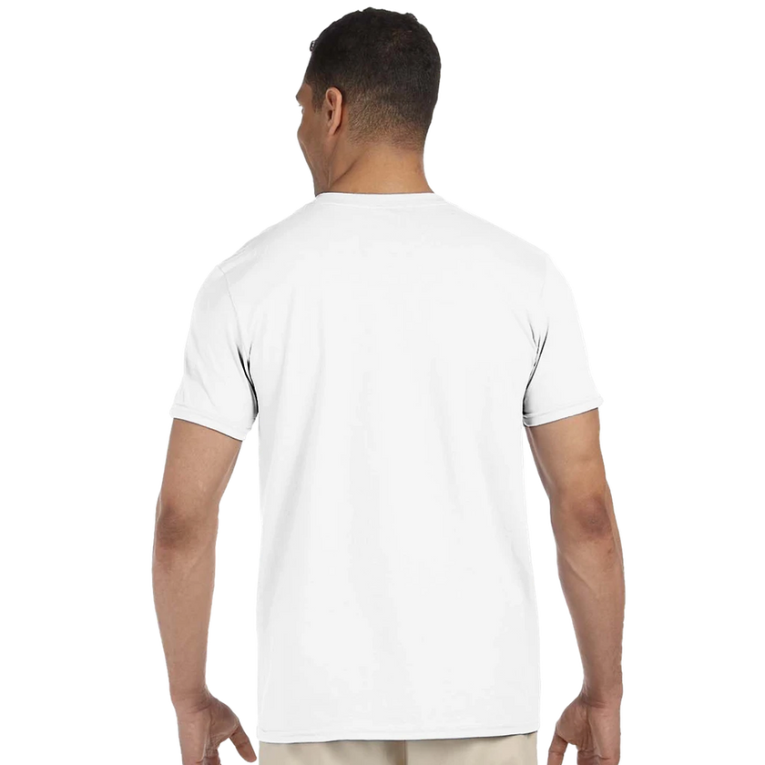 Tee-shirt manche courte Fit Imprimé Blanc