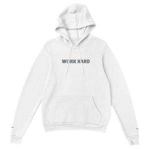 Sweat à capuche Brodé Blanc