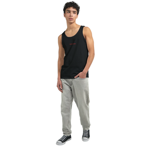 Débardeur Fit Brodé Noir