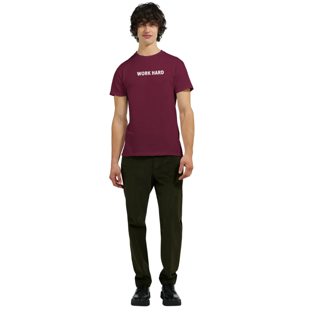 Tee-shirt manche courte Fit Imprimé Bordeaux
