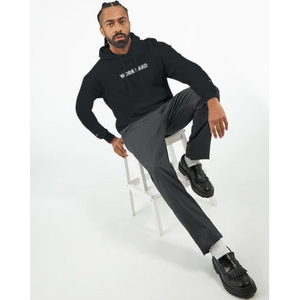 Sweat à capuche Brodé Noir