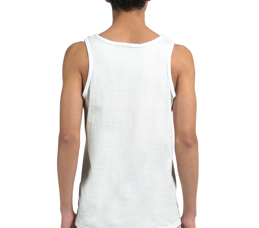Débardeur Fit Imprimé Blanc