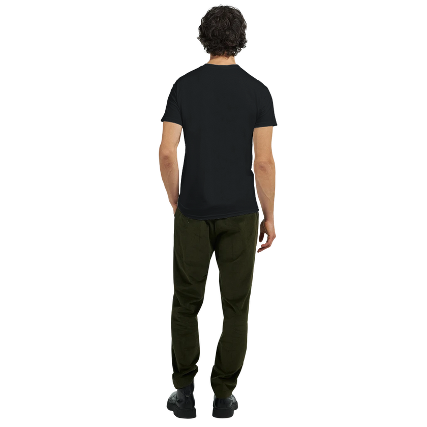 Tee-shirt manche courte Fit Imprimé Noir