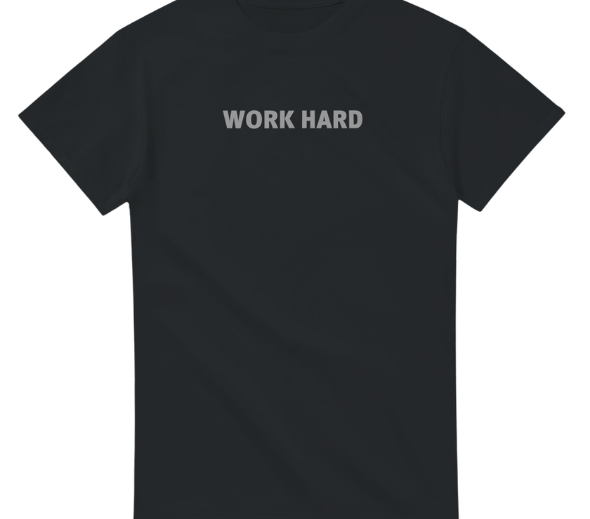 Tee-shirt manche courte Fit Imprimé Noir
