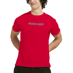 Tee-shirt manche courte Fit Brodé Rouge