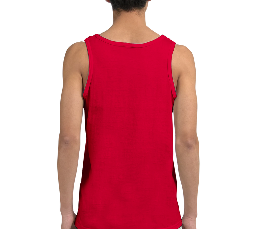 Débardeur Fit Imprimé Rouge