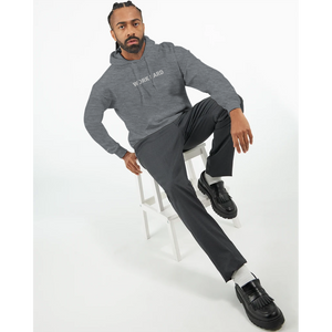 Sweat à capuche Brodé Gris