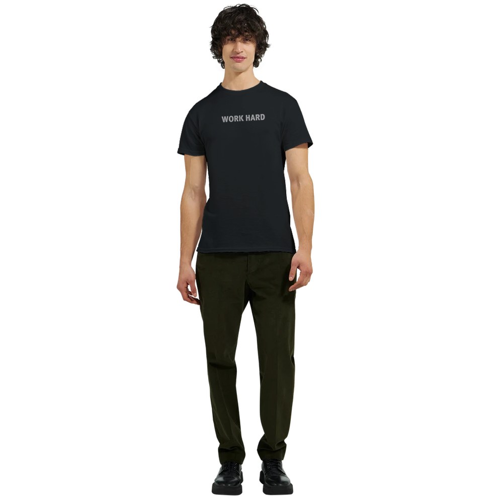 Tee-shirt manche courte Fit Imprimé Noir