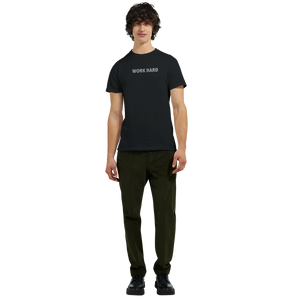 Tee-shirt manche courte Fit Imprimé Noir